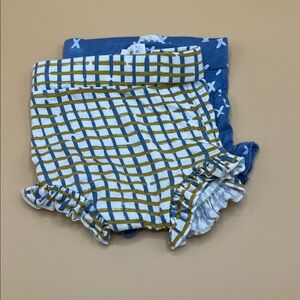 Spearmint Love Ruffled Bloomers size 3-6 months